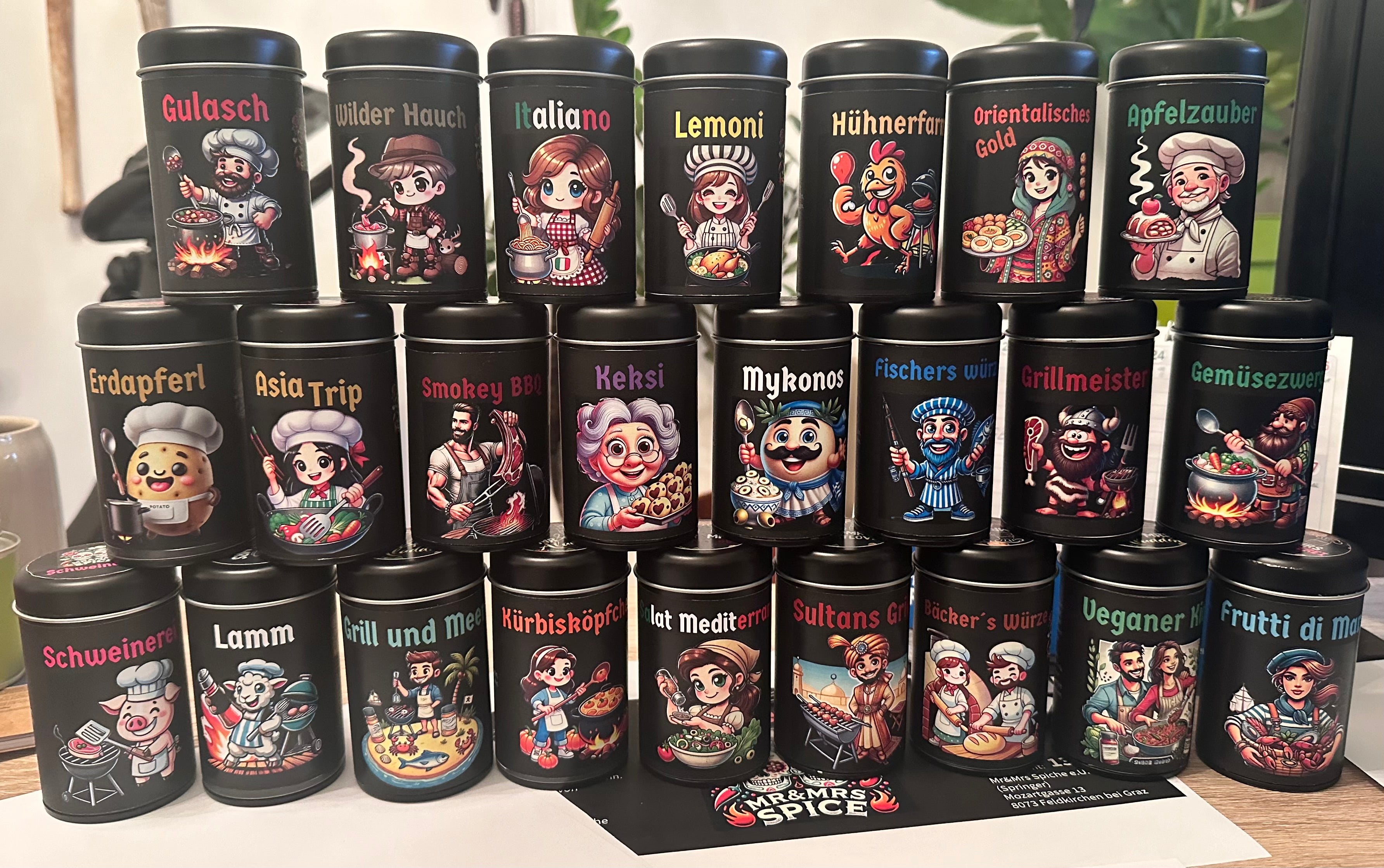 Beispielprodukte Lebensmittel und Getränke